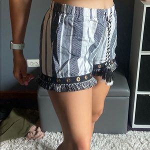 Swim Cover Up Beach Shorts Sz M